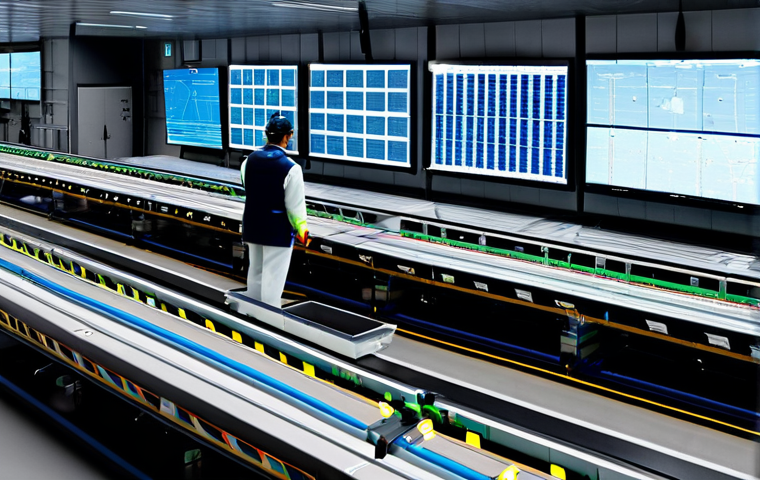 Digitalized Air Cargo Management**

"A modern air cargo warehouse interior, showcasing a digital control center with multiple screens displaying real-time tracking data of shipments. Workers in professional attire are monitoring the screens and coordinating logistics. Conveyor belts move packages efficiently. Clean and organized environment. Safe for work, appropriate content, fully clothed, professional, perfect anatomy, correct proportions, natural pose, high resolution."

**