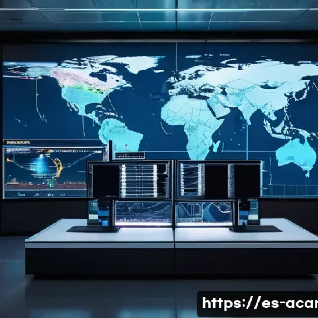 항공화물 처리 시간 단축 방법 - **Prompt: The Digital Transformation of Air Cargo**
    "A vibrant, ultra-modern air cargo logistics...