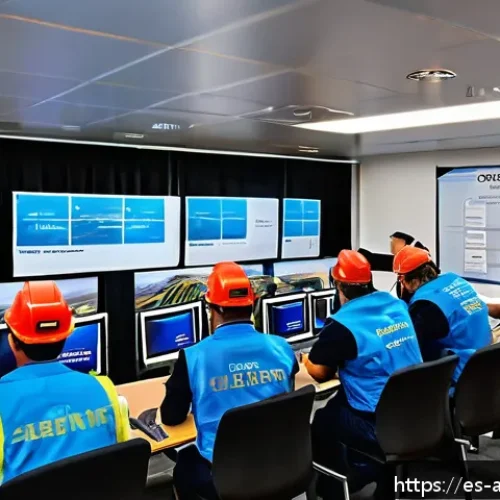 항공화물 실무 강의 추천 - A professional logistics training classroom in Latin America, showing adult students of diverse back...